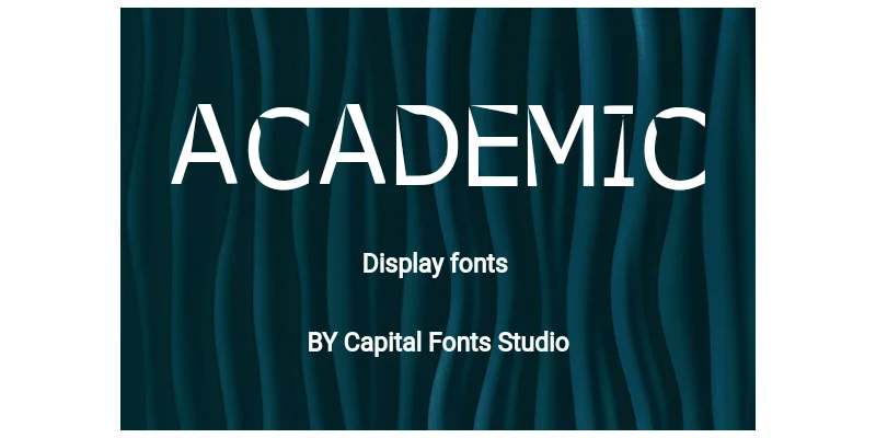 Academic Font by Bloomora Studio by Bloomora Studio — Display Font