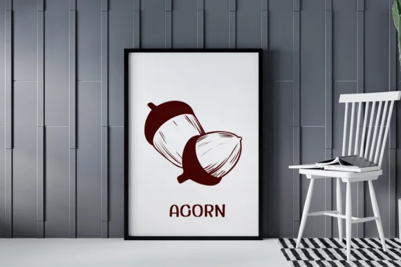 Acorn by Ketsarin — Dingbats Font — thumbnail 5
