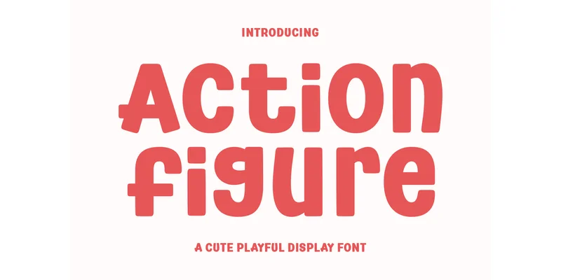 Action Figure Font by Eightde by Eightde — Display Font