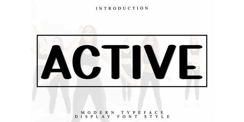 Active Font by FreshTypeINK by FreshTypeINK — Display Font