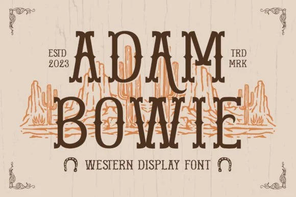 Adam Bowie by TypeFactory — Slab Serif Font