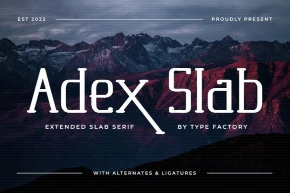 Adex Slab by TypeFactory β Slab Serif Font