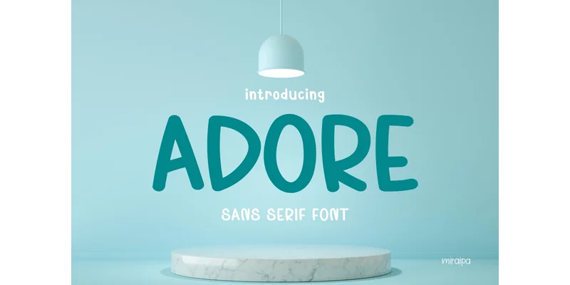 Adore Font by miraipa — Sans Serif Font