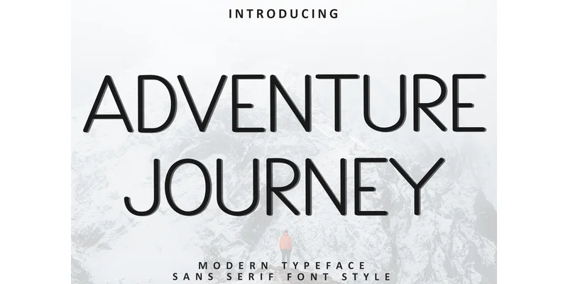 Adventure Journey Font by FreshTypeINK — Sans Serif Font