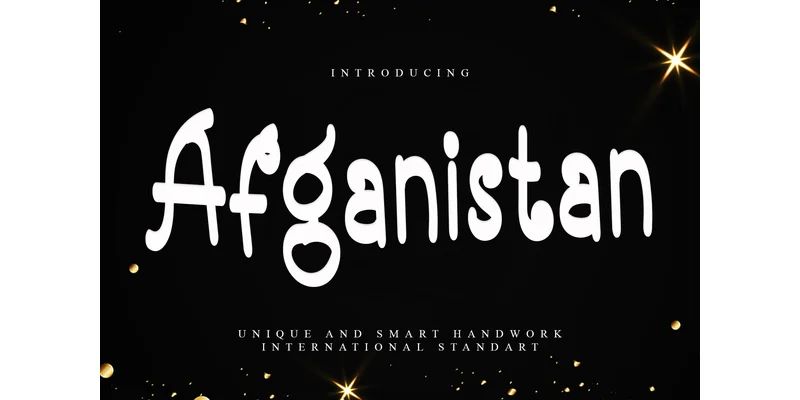 Afganistan Font by GiaLetter by GiaLetter — Display Font
