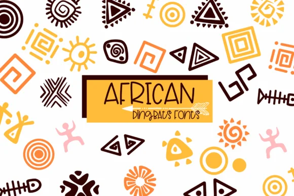 African by Sirinart — Dingbats Font