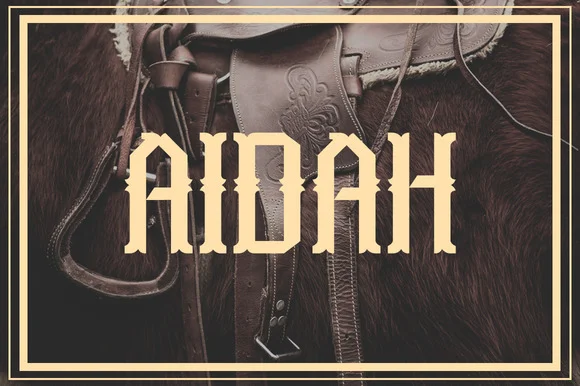 Aidah by Arterfak Project — Slab Serif Font