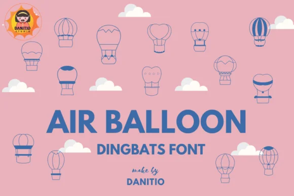 Air Balloon by danita.kukkai — Dingbats Font