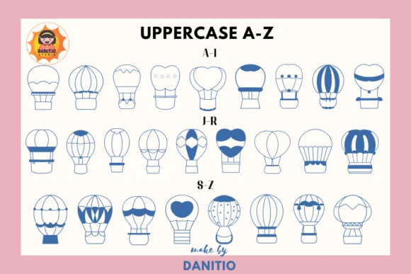 Air Balloon by danita.kukkai — Dingbats Font — thumbnail 2