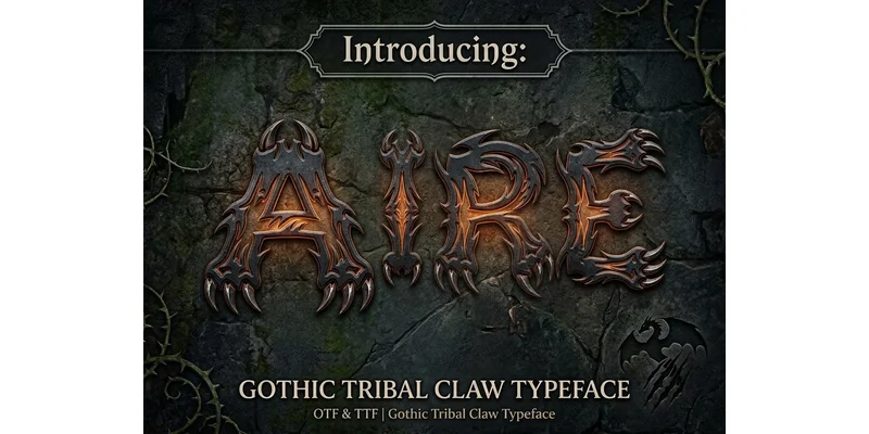 Aire Font by mail.skygroup by mail.skygroup — Display Font — thumbnail 3