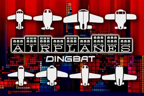 Airplanes by vladimirnikolic — Dingbats Font