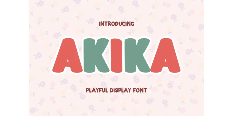 Akika Font by Minimalist Eyes by Minimalist Eyes — Display Font