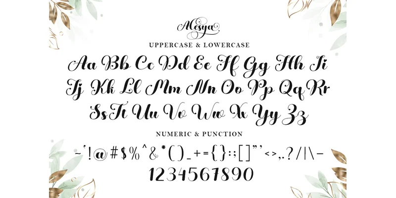 Alesya Font by AF Type — Script Handwritten Font — thumbnail 4