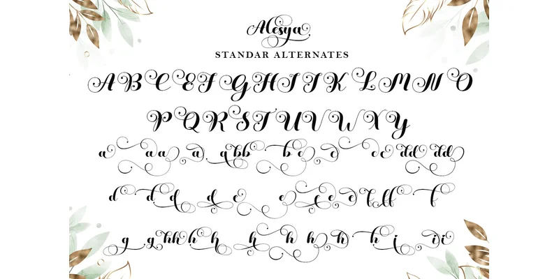 Alesya Font by AF Type — Script Handwritten Font — thumbnail 5