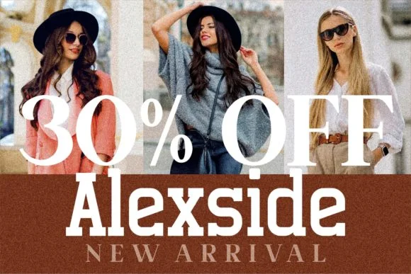 Alexside by Letterena Studios — Slab Serif Font — thumbnail 5
