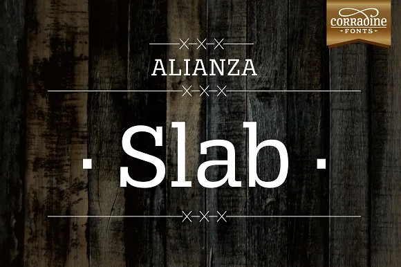 Alianza Family by Corradine Fonts — Slab Serif Font
