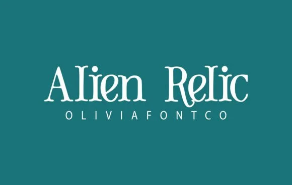 Alien Relic by OliviaFontCo — Slab Serif Font
