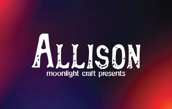 Allison by moonlight craft — Slab Serif Font