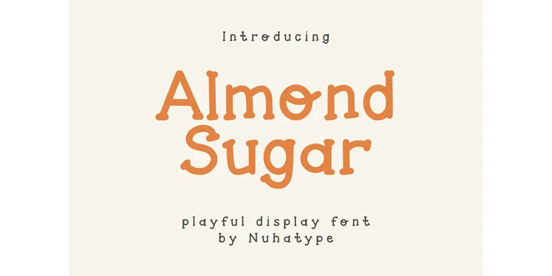 Almond Sugar Font by Nuhatype by Nuhatype — Display Font