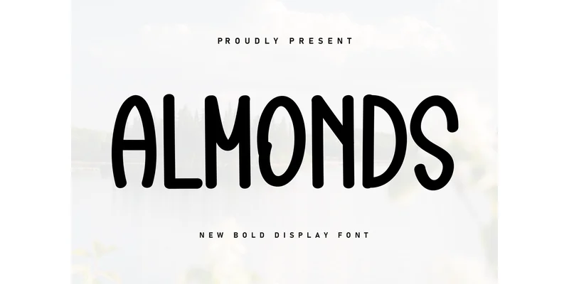 Almonds Font by Berkah Shop by Berkah Shop — Display Font
