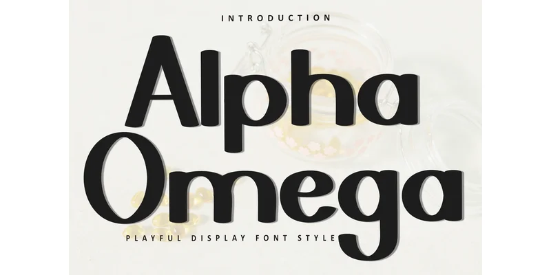 Alpha Omega Font by FreshTypeINK by FreshTypeINK — Display Font