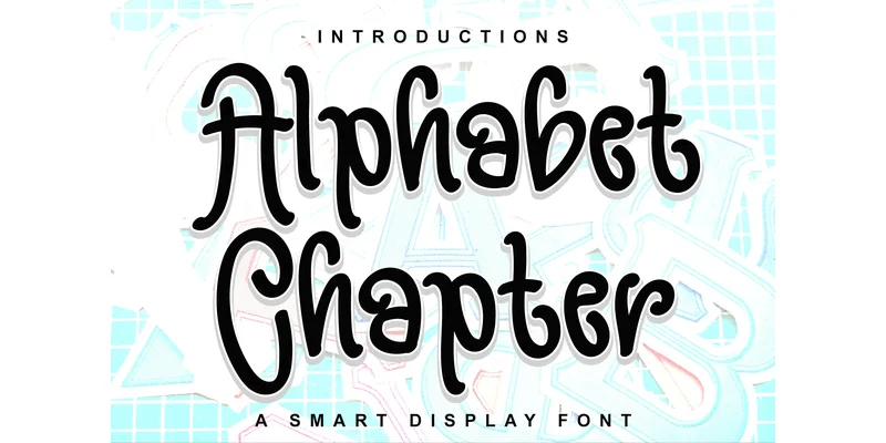 Alphabet Chapter Font by 21Design by 21Design — Display Font