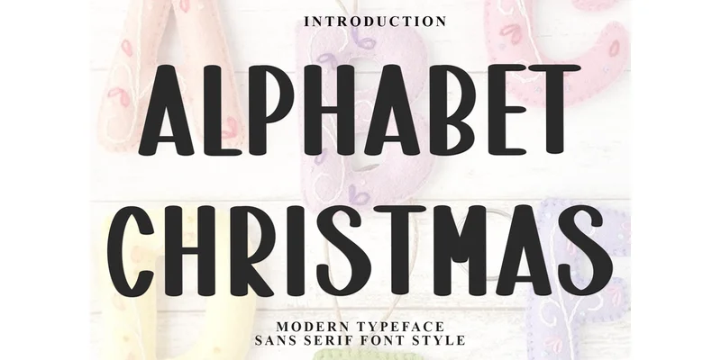 Alphabet Christmas Font by FreshTypeINK by FreshTypeINK — Display Font