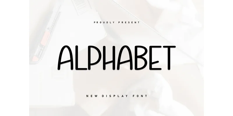 Alphabet Font by ArtLine Design by ArtLine Design — Display Font