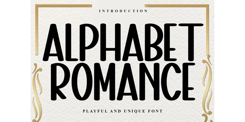 Alphabet Romance Font by Inermedia STUDIO by Inermedia STUDIO — Display Font