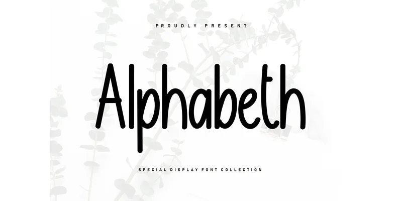 Alphabeth Font by KC Production by KC Production — Sans Serif Font