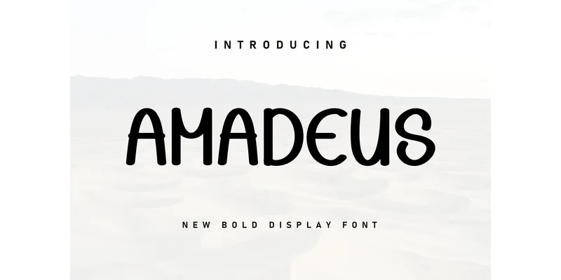 Amadeus Font by ArtLine Design by ArtLine Design — Display Font