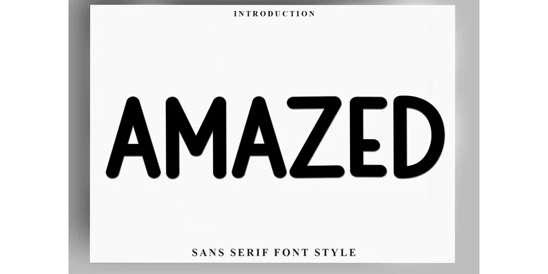 Amazed Font by Inermedia STUDIO by Inermedia STUDIO — Display Font