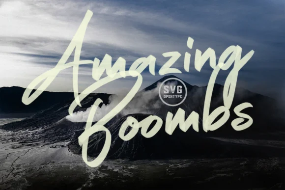 Amazing Boombs by Graphicfresh — Color Fonts Font