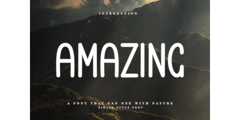 Amazing Font by PAYJHOshop — Sans Serif Font