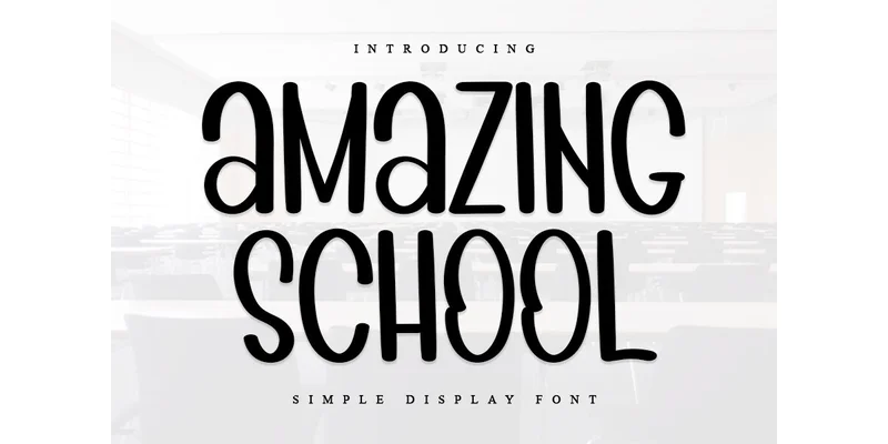 Amazing School Font by PiPi Creative by PiPi Creative — Display Font