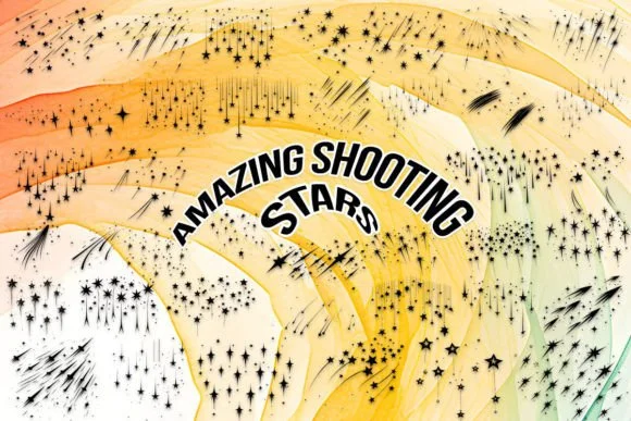 Amazing Shooting Stars by MOMAT THIRTYONE β Dingbats Font