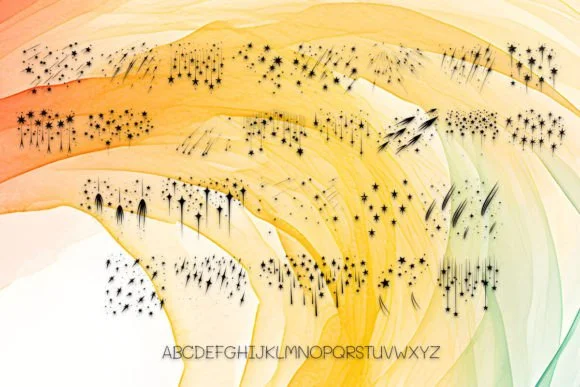 Amazing Shooting Stars by MOMAT THIRTYONE — Dingbats Font — thumbnail 2