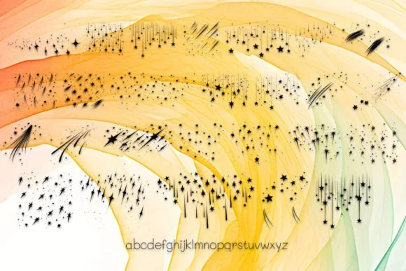 Amazing Shooting Stars by MOMAT THIRTYONE — Dingbats Font — thumbnail 3