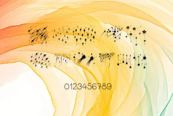 Amazing Shooting Stars by MOMAT THIRTYONE — Dingbats Font — thumbnail 4