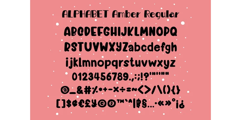 Amber Font by DREAMs Soul G. by DREAMs Soul G. — Display Font — thumbnail 4