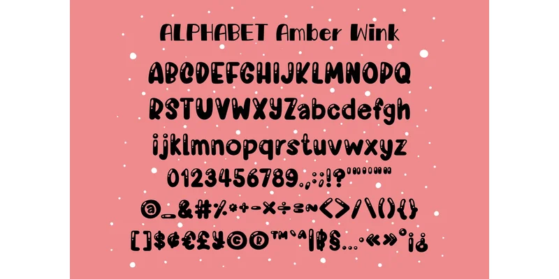 Amber Font by DREAMs Soul G. by DREAMs Soul G. — Display Font — thumbnail 5