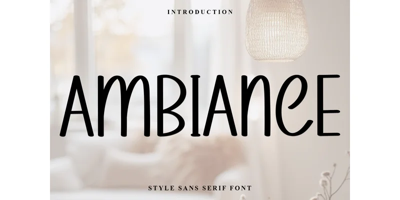 Ambiance Font by Inermedia STUDIO by Inermedia STUDIO — Display Font