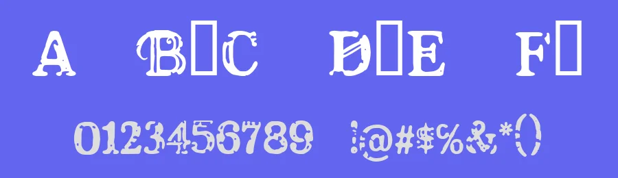 CF America by Cloutierfontes — Decorative Font — thumbnail 3