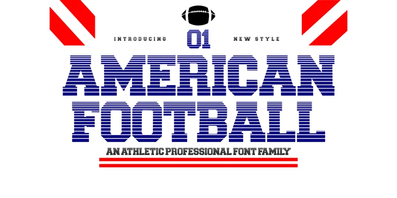 American Football 01 Font by Infontree by Infontree — Display Font