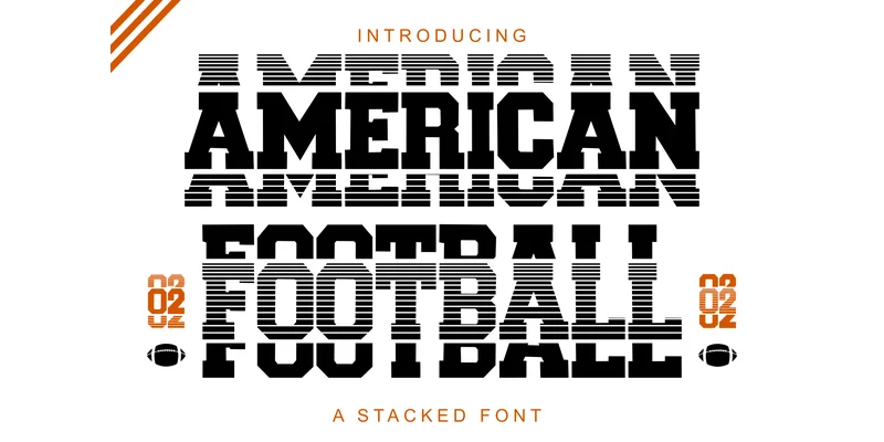 American Football 02 Font by Infontree by Infontree — Display Font