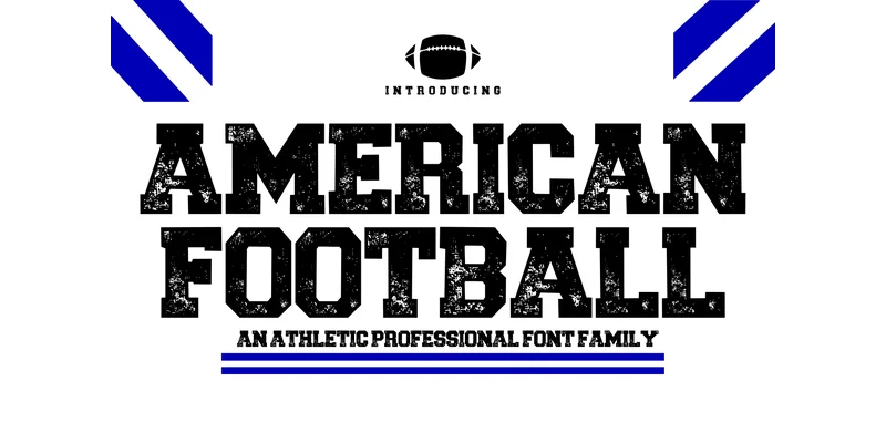 American Football Font by Infontree by Infontree — Display Font