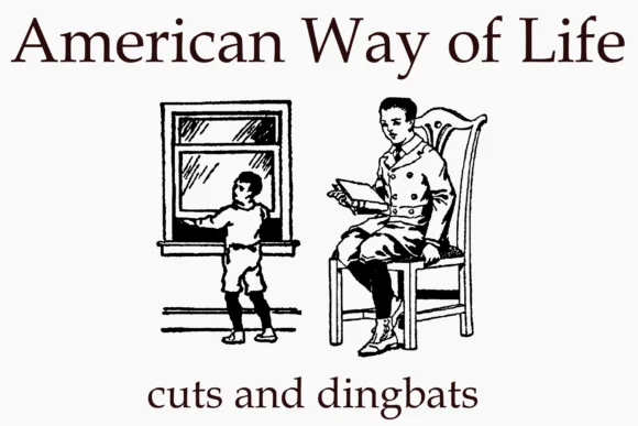 American Way of Life by Intellecta Design — Dingbats Font