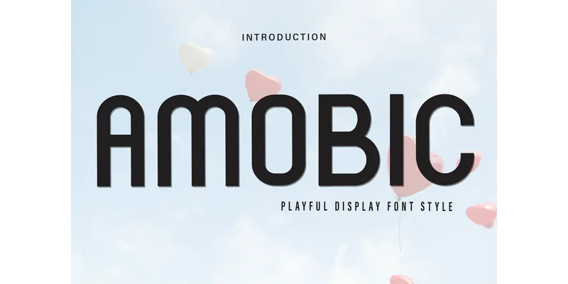 Amobic Font by FreshTypeINK by FreshTypeINK — Display Font