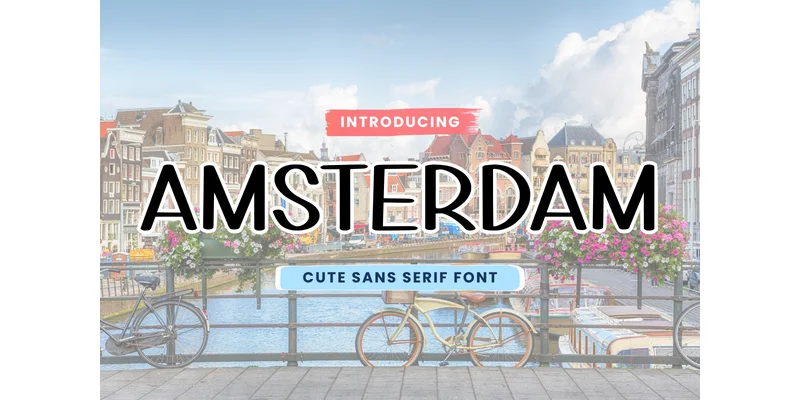 Amsterdam Font by Letterayu by Letterayu — Display Font