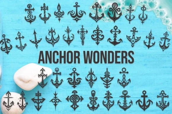 Anchor Wonders by MOMAT THIRTYONE — Dingbats Font
